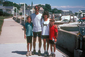 Family at Mackinac Island