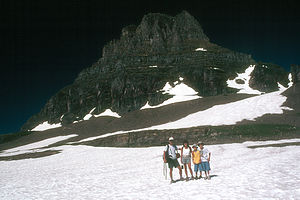 Family at Logan Pass