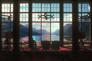 Lobby view inside Prince of Wales Hotel