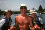 Herb and the boys rafting the Snake River