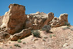 Rock formations on way to quarry