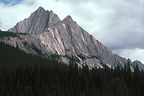 View from Inkpots at end of Johnston Canyon Trail