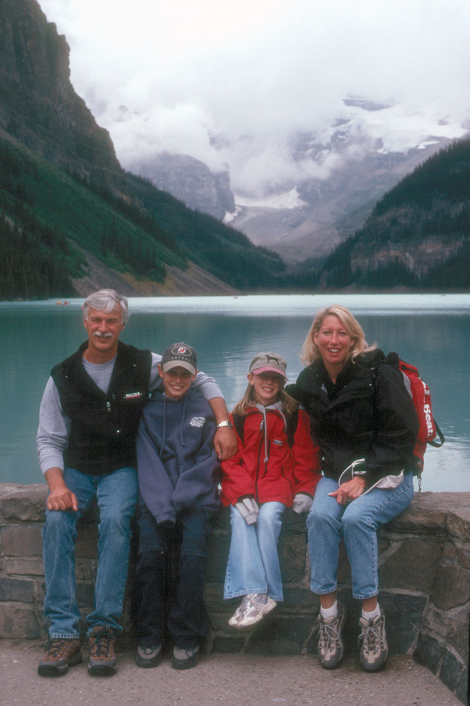 Kalchbrenner Family by Lake Louise Kalchbrenner Family by Lake Louise