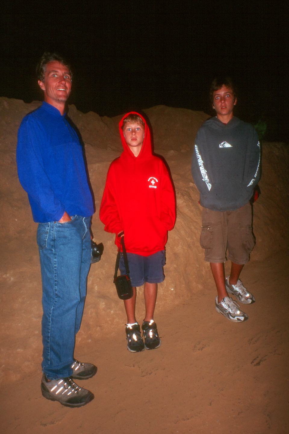 Herb and the boys in Mammoth Cave Herb and the boys in Mammoth Cave