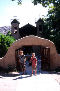 Boys at the Sanctuario