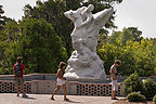 Lolo & Boys photographing Brookgreen Gardens