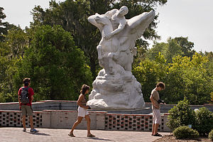 Lolo &amp; Boys photographing Brookgreen Gardens