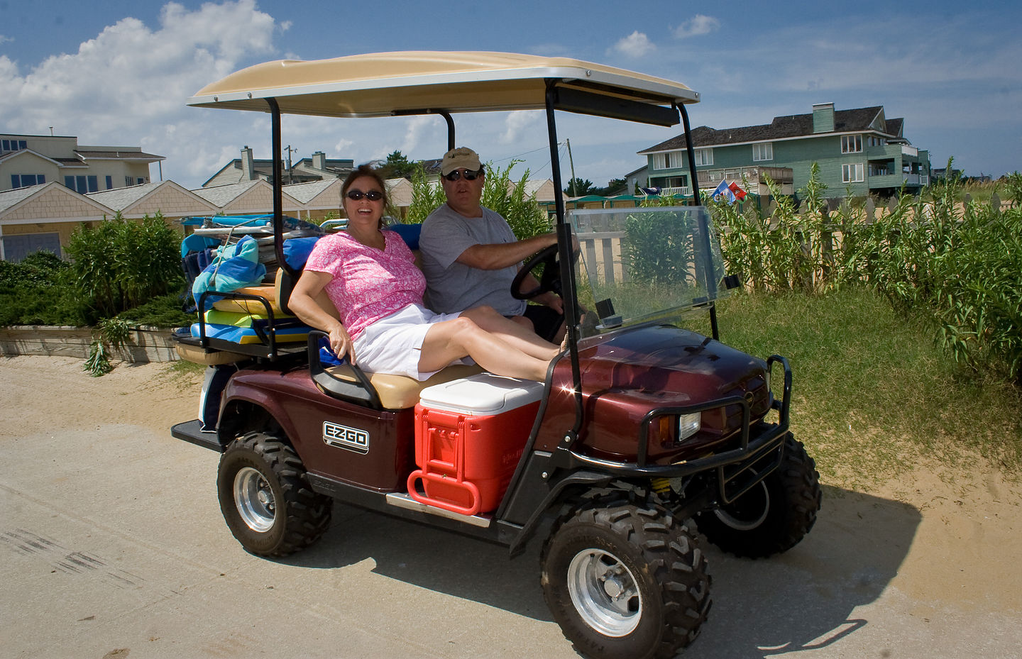 Dona & Scott with their Beach Buggy Dona & Scott with their Beach Buggy