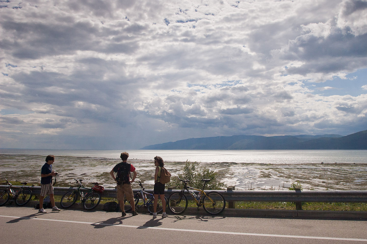 Bike ride view from southern shore Bike ride view from southern shore