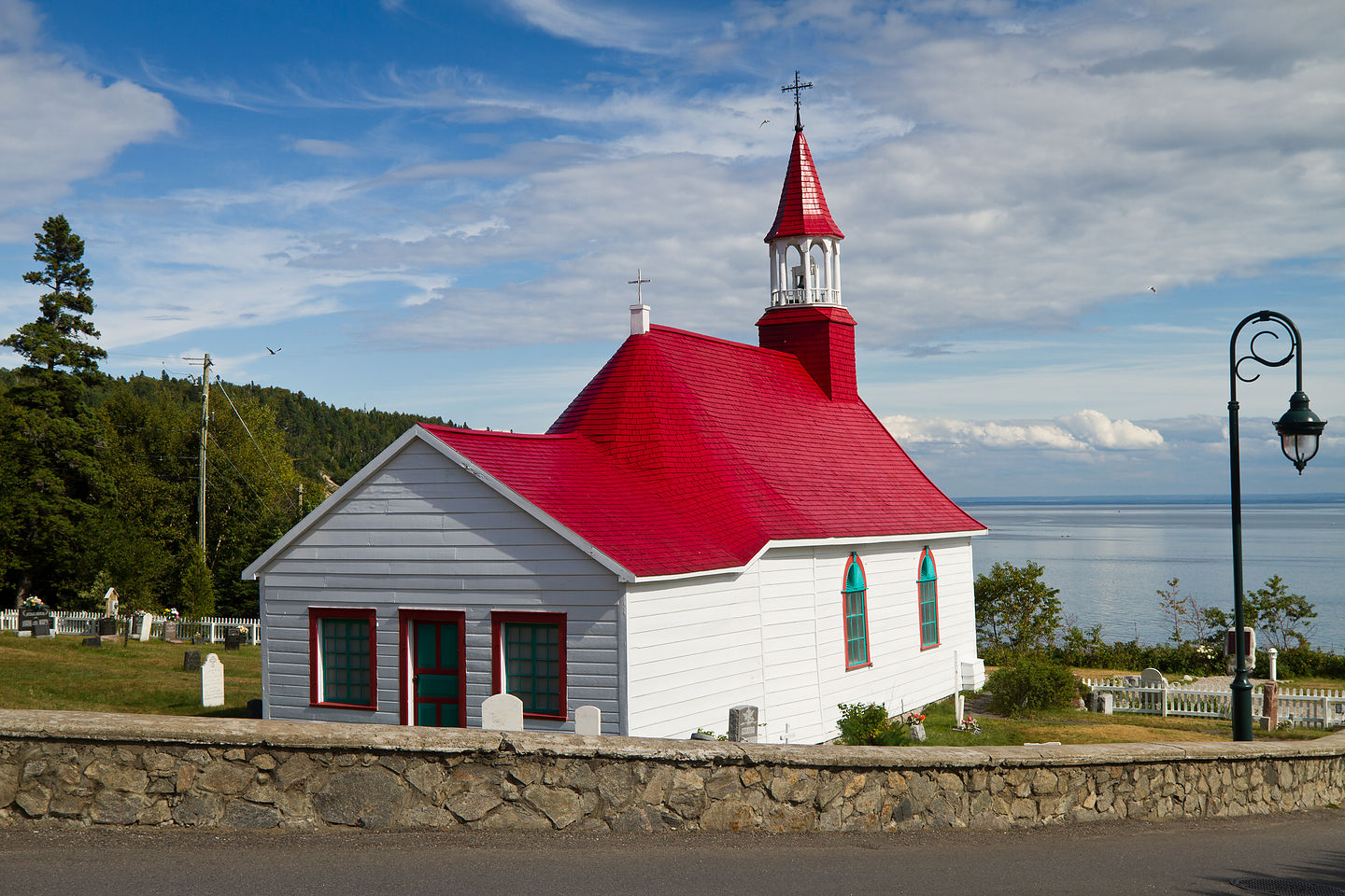 Church in front of Hotel Tadoussac - TJG Church in front of Hotel Tadoussac - TJG