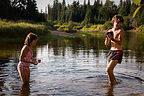 Tom and Lolo in Riviere du Diable - AJG