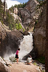 Andrew photographing Boulder Falls