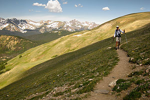 Herb hiking Mt. Ida trail