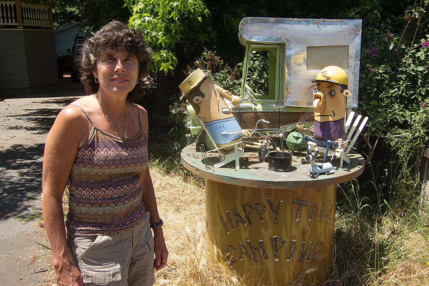 Mom with Florence Street Sculptures - TJG Mom with Florence Street Sculptures - TJG