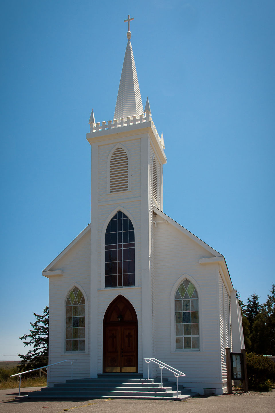 Bodega Bay Church - Hitchcock's "The Birds" - AJG Bodega Bay Church - Hitchcock's "The Birds" - AJG