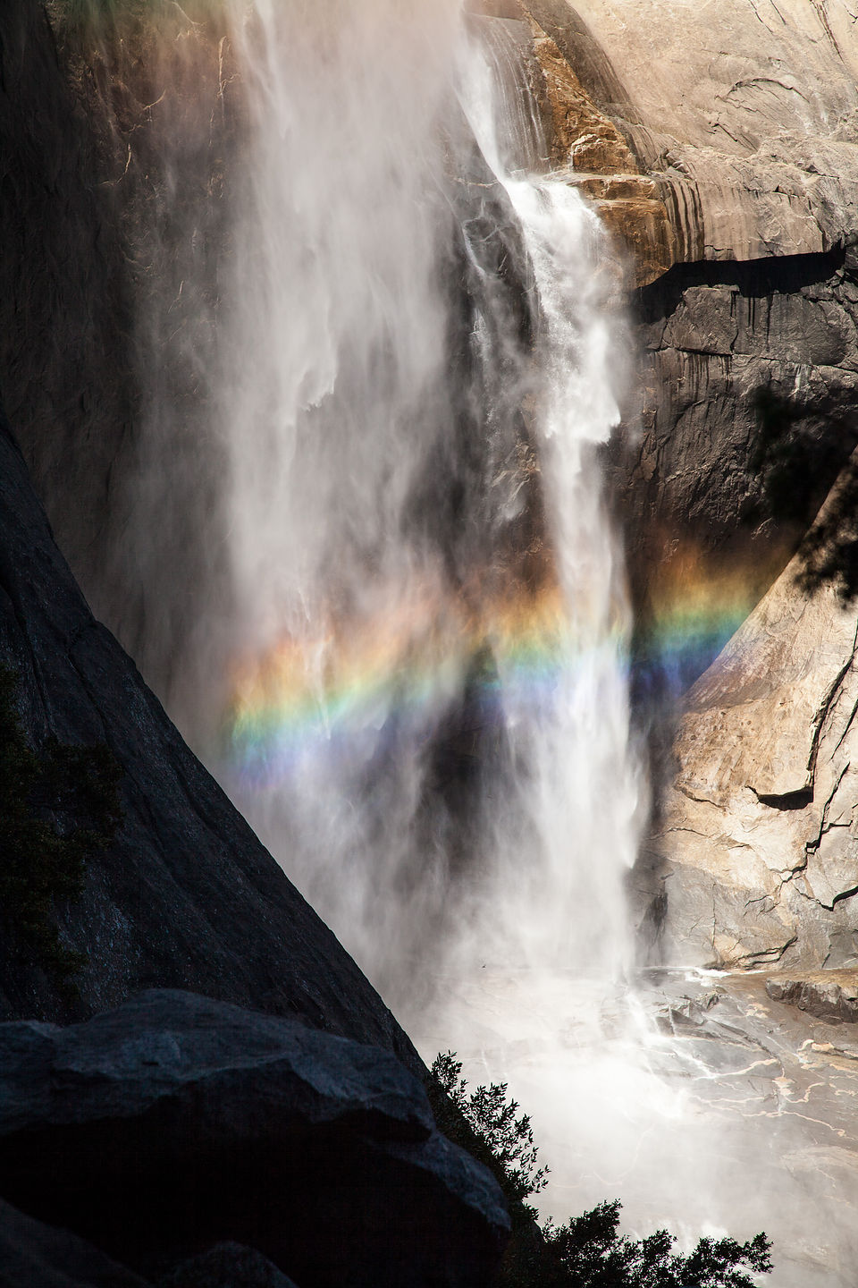 Rainbow at Base of Yosemite Falls Rainbow at Base of Yosemite Falls