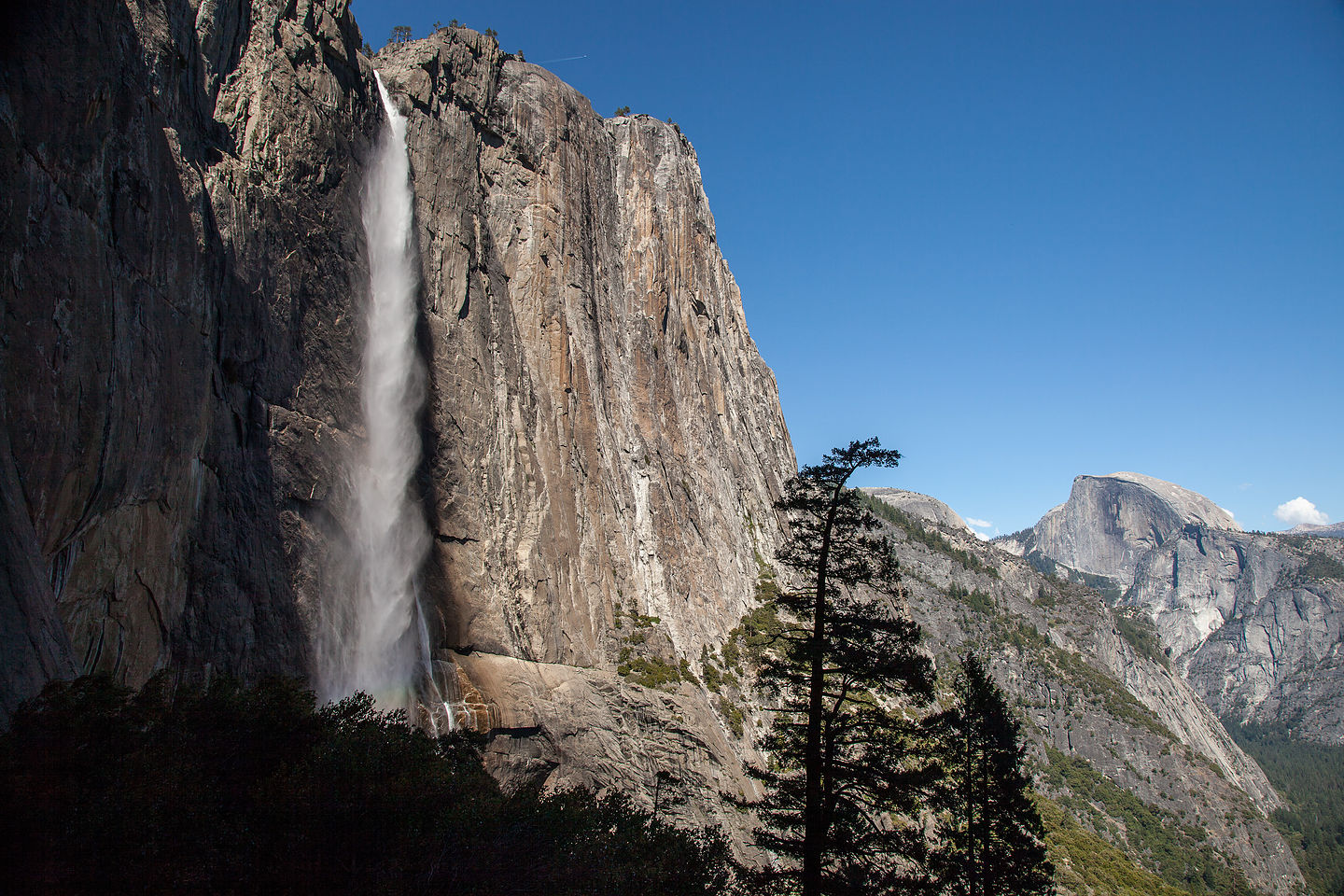 Yosemite Falls and Half Dome Yosemite Falls and Half Dome