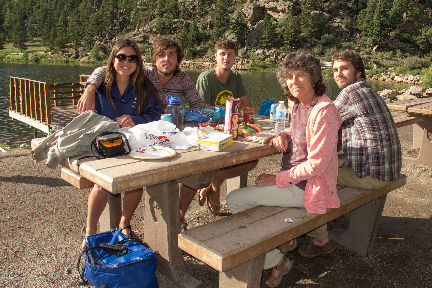 Picnicking at Lily Lake