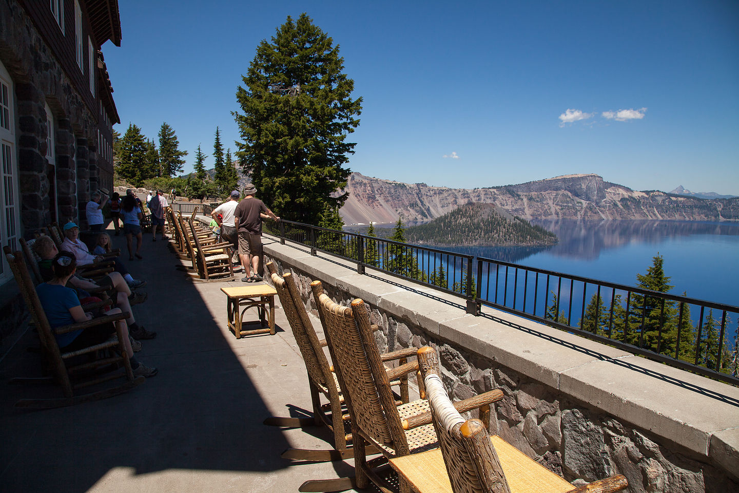 View from Crater Lake Inn Porch View from Crater Lake Inn Porch