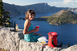 Sunset Wine and Cheese at Crater Lake Overlook