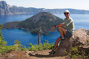 Herb at Crater Lake Overlook