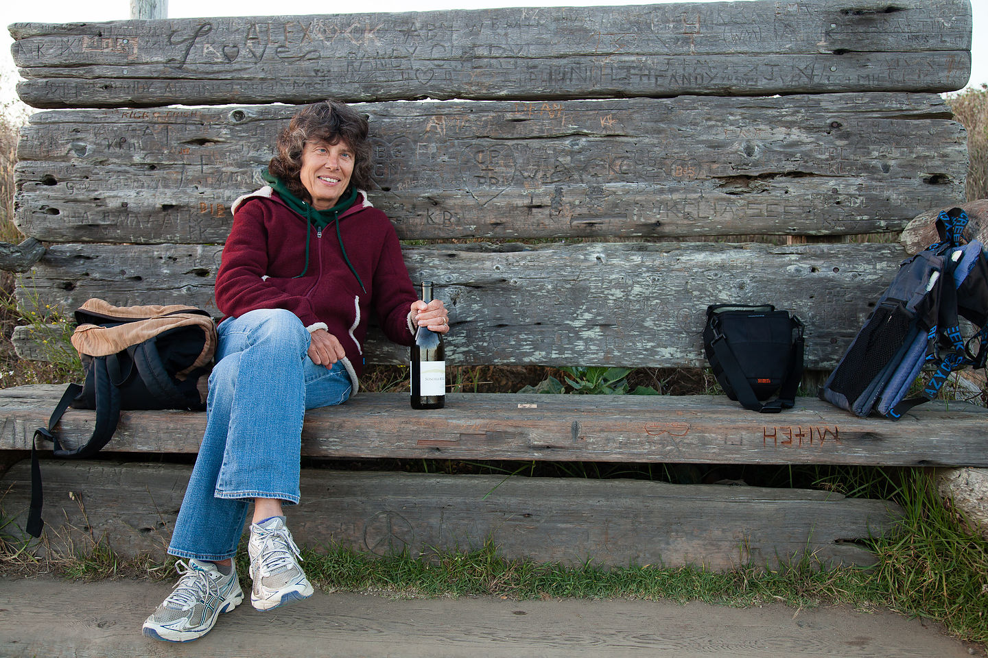 Enjoying the Premier Headlands Bench Enjoying the Premier Headlands Bench