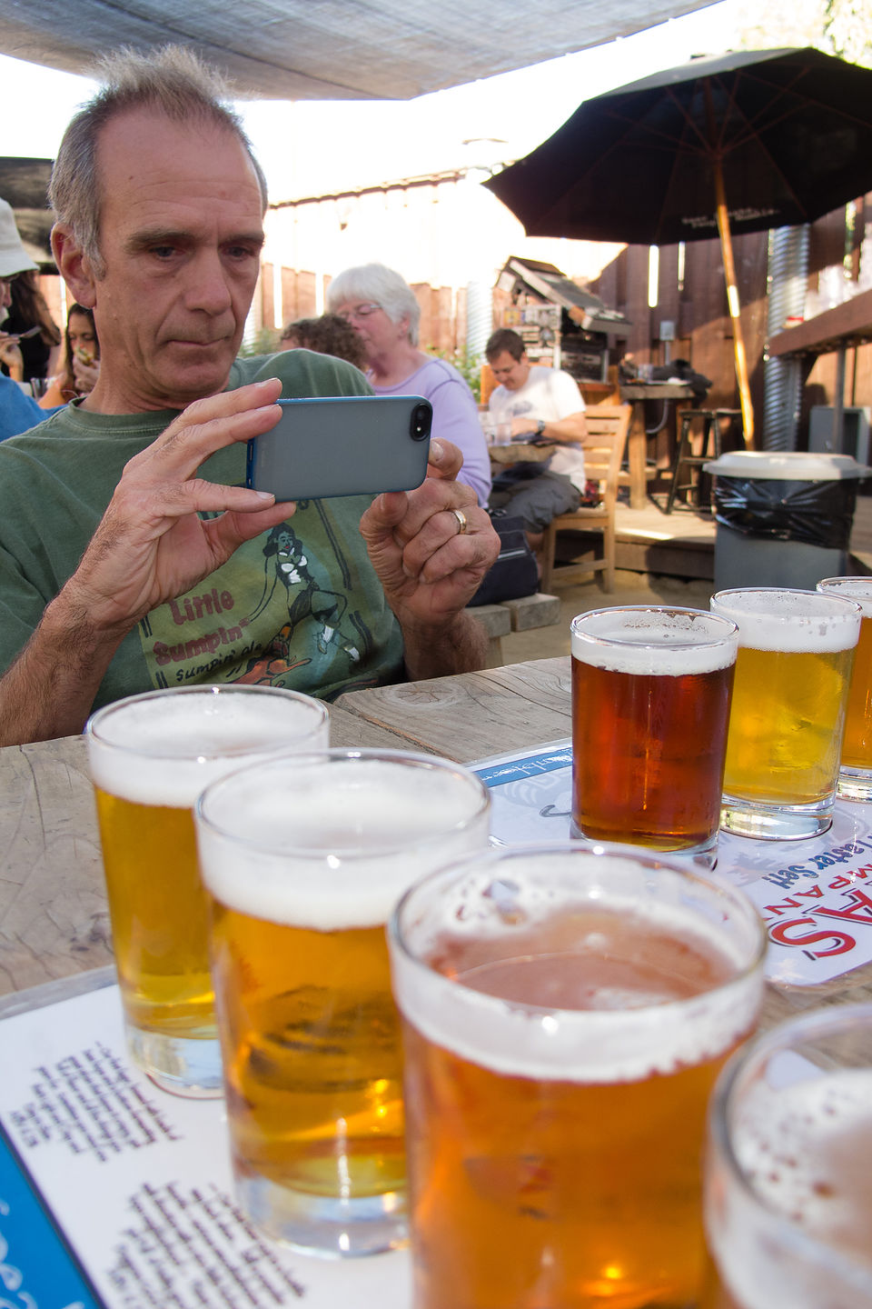 Paul Composing a Photo at Lagunitas Brewery Paul Composing a Photo at Lagunitas Brewery