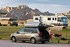 Van Parked By Campsite