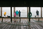 Fishing on Memorial Wharf