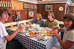 Family and Aggy at Edgartown Inn Breakfast