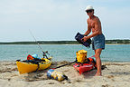 Herb loading Kayaks at Norton Point