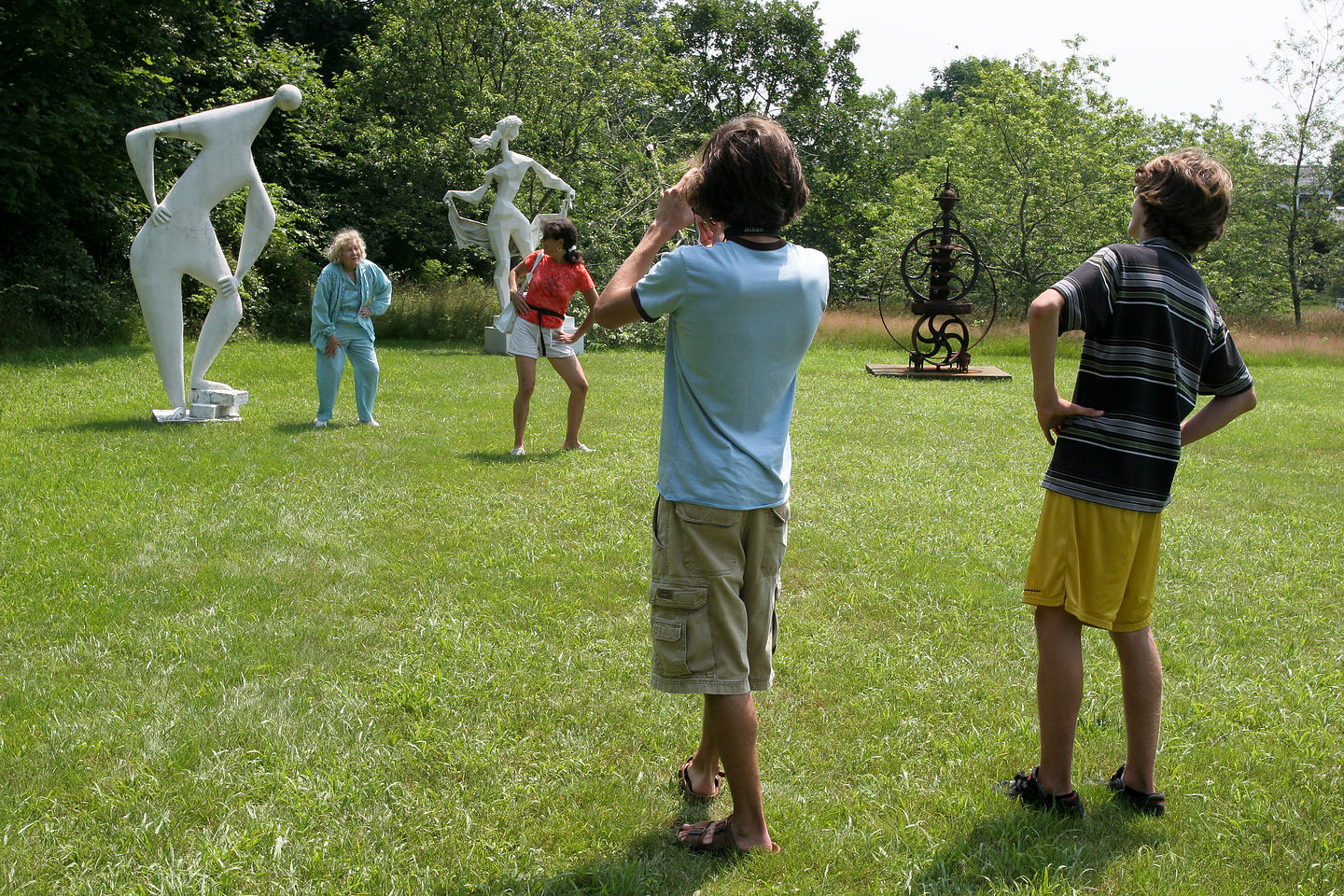 Family with Aggy Imitating Field Gallery Art