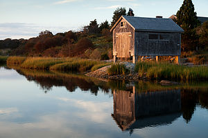 Nashaquitsa Pond Boathouse