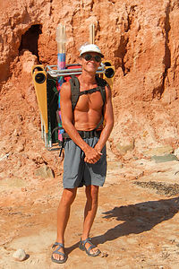 Herb and his &quot;Beach System&quot;