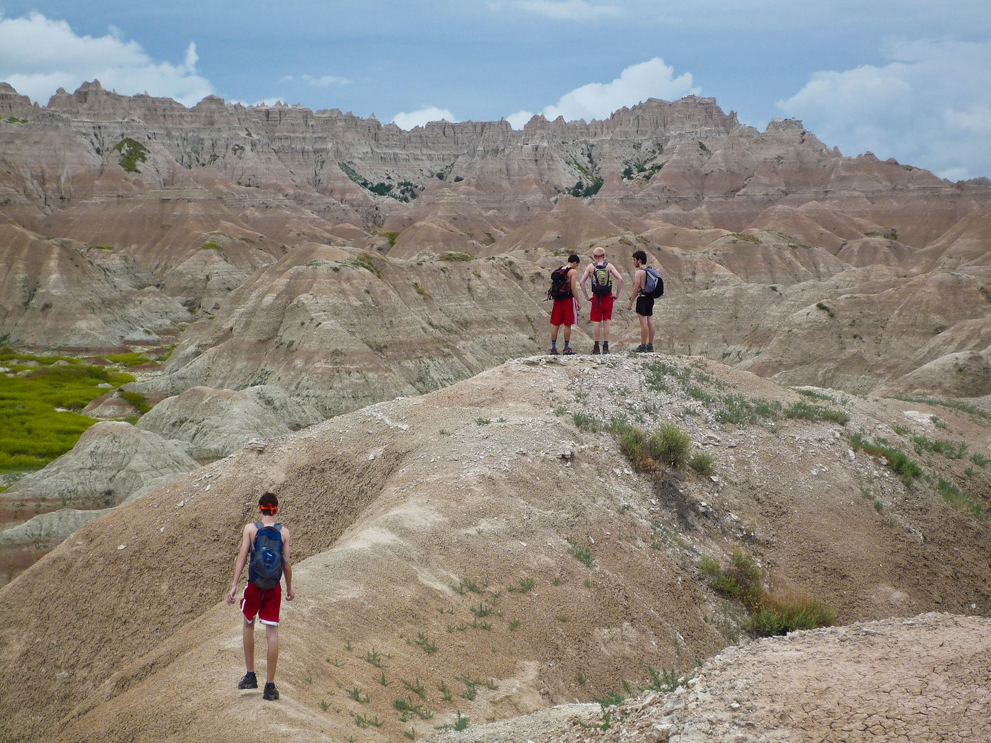 Hiking Through The Badlands