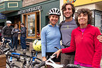 Andrew, Celeste and Lolo at Arizmendi Bakery