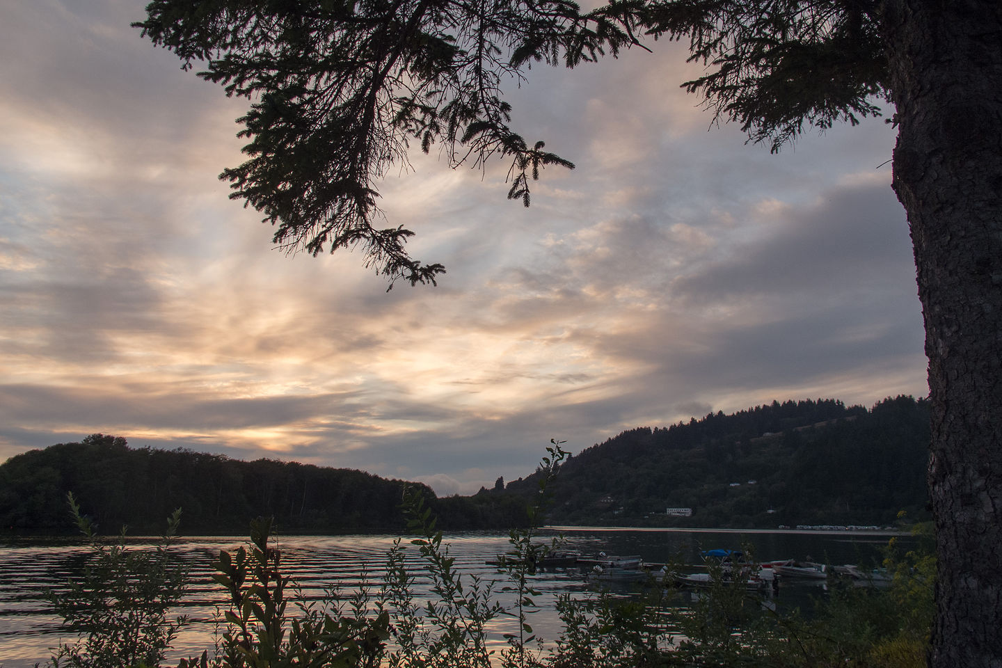 Klamath Riverside RV Park Sunset Klamath Riverside RV Park Sunset