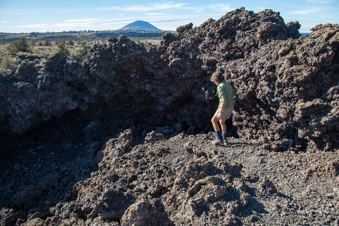 Lolo Approaching Black Crater Lolo Approaching Black Crater