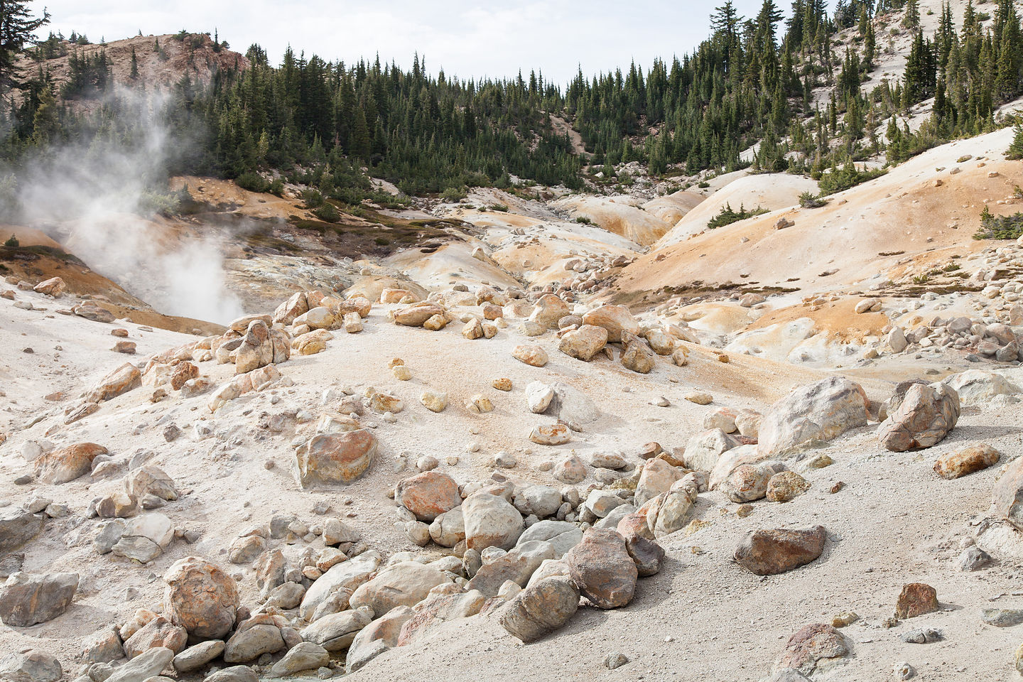 Bumpass Hell Landscape