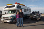 Herb and Lolo camping at Pacifica