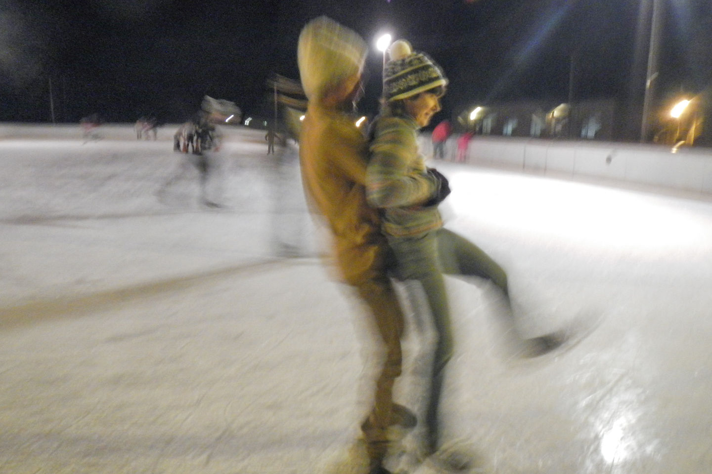 Ice Skating in Curry Village Ice Skating in Curry Village