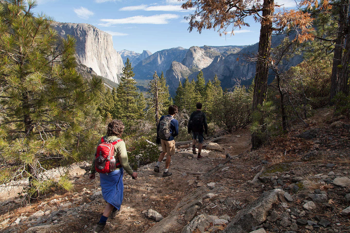 Hiking Back from Inspiration Point