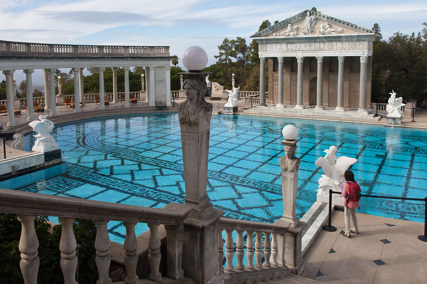 Hearst Castle Neptune Pool Entrance Hearst Castle Neptune Pool Entrance