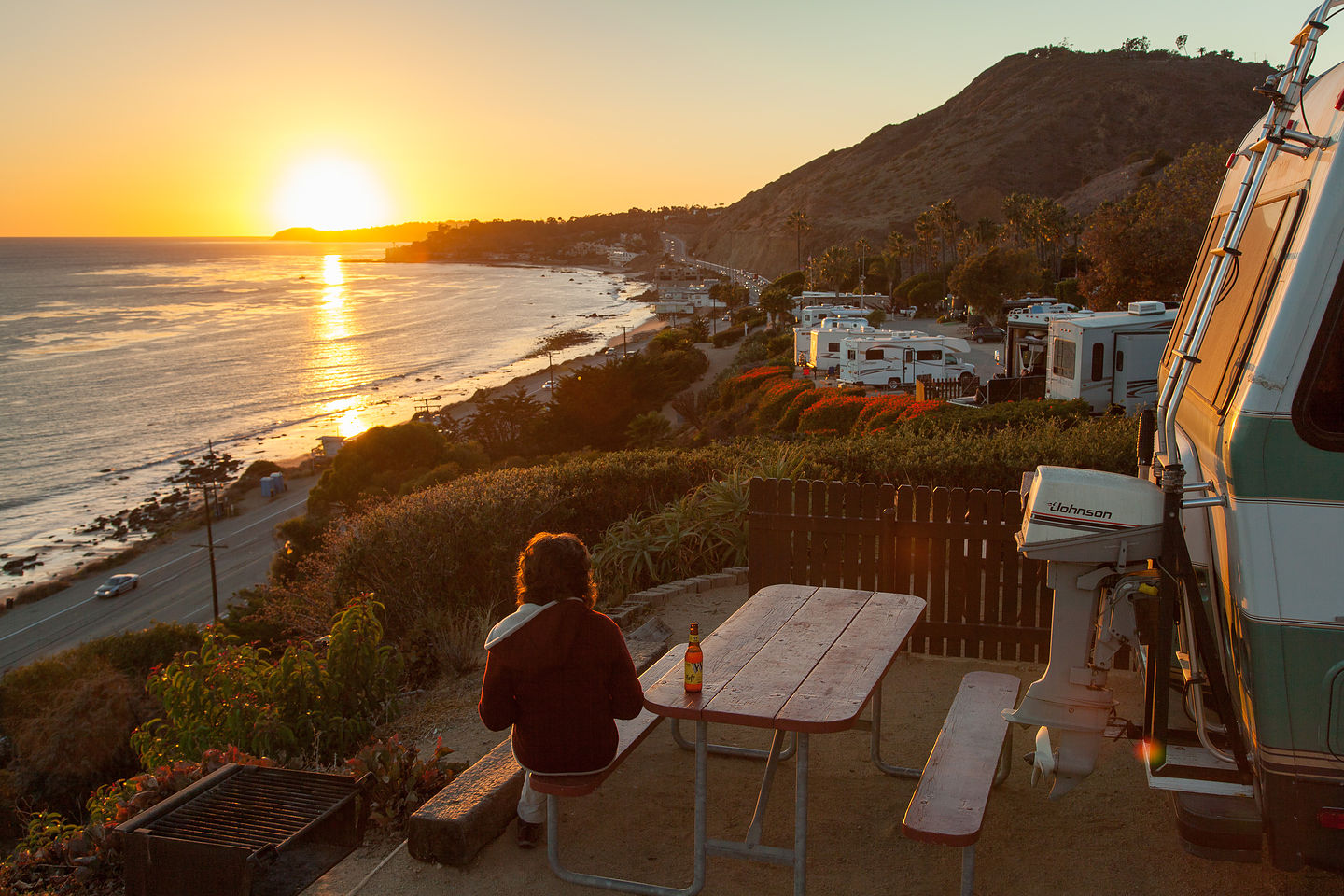 Malibu Beach RV Park Sunset