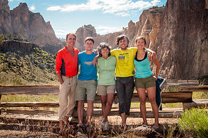 Gaidus Family and Celeste at Smith Rock