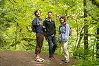 Lolo and Boys at start of Eagle Creek Trail