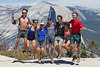 Sentinel Dome Jumping Hikers