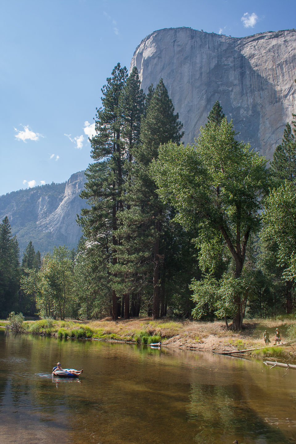 El Capitan View from Cathedral Beach with Tuber