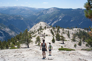 Boys on Final Approach to North Dome