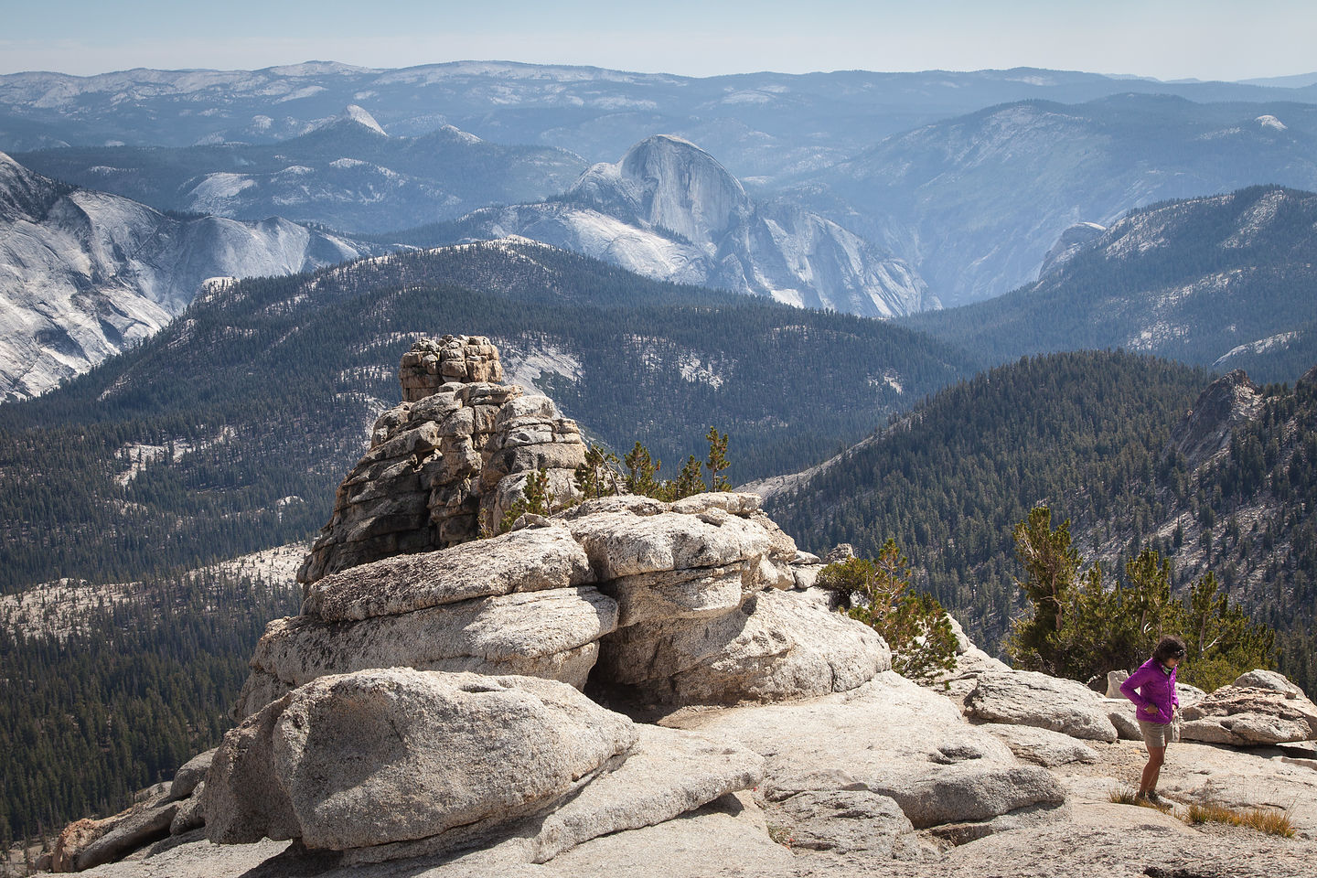 Half Dome from Mount Hoffman Summit Half Dome from Mount Hoffman Summit
